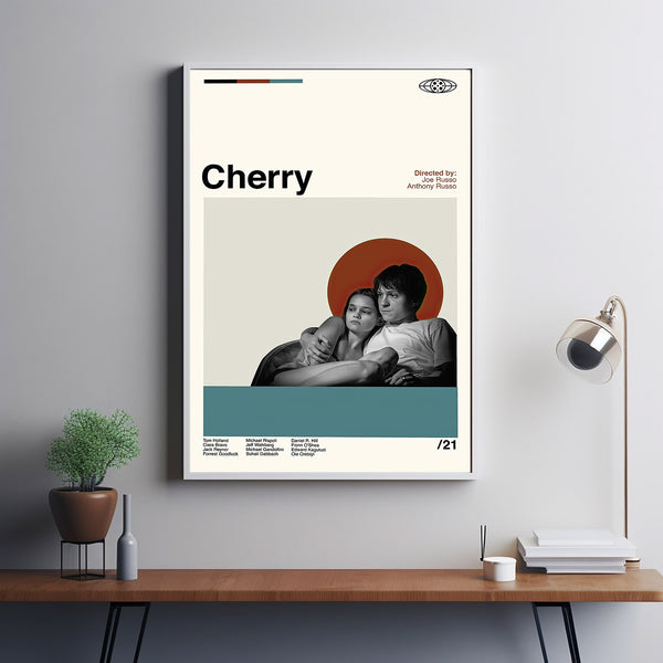 Cherry Poster, Cherry Movie, Cherry Movie Poster, Retro Movie, Retro Modern, Movie Print, High Quality, Dad Gifts
