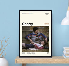 Cherry Movie Poster, Anthony Russo, Joe Russo, Minimalist Art, Movie Poster, Vintage Poster, Retro Poster, Modern Art, Wall Decor 1731030891
