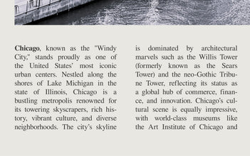Chicago Illinois Wall Art Poster Poster  Chicago Illinois Black White Poster  Poster  Art Gift 1695030225