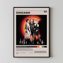 Chicago Poster, Rob Marshall, Minimalist Movie Poster, Room decor