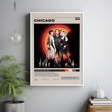 Chicago Poster, Rob Marshall, Minimalist Movie Poster, Vintage Retro Art