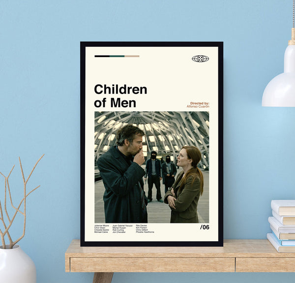 Children of Men Poster, Children of Men Print, Alfonso Cuarón, Retro Poster, Minimalist Art, Vintage Poster, Midcentury Art, Wall Decor 1731032023