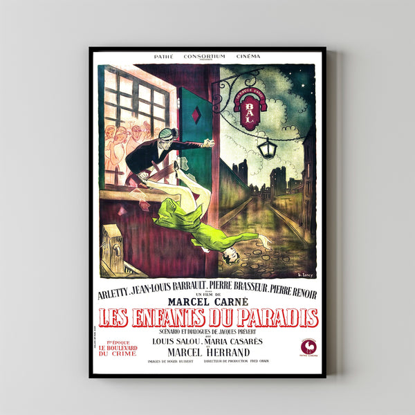 Children of Paradise 1945 Poster Art Print Movie Posters Gift for Movie lovers