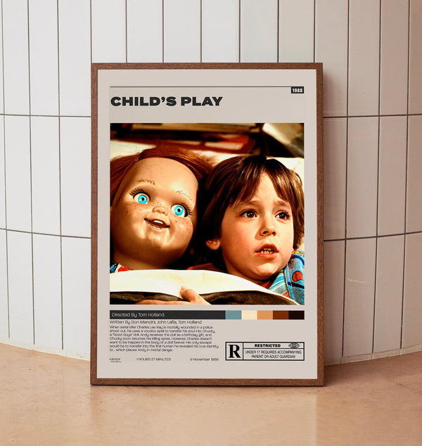Child's Play Poster,,Tom Holland, Minimalist Movie Poster,home decor