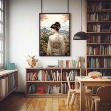 Vintage Chinese Girl Poster - Traditional Chinese Elegance | Cultural Wall Art