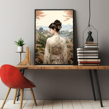 Vintage Chinese Girl Poster - Traditional Chinese Elegance | Cultural Wall Art