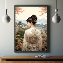 Vintage Chinese Girl Poster - Traditional Chinese Elegance | Cultural Wall Art