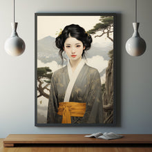 Vintage Chinese Girl Poster - Traditional Chinese Elegance | Cultural Wall Art