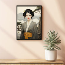 Vintage Chinese Girl Poster - Traditional Chinese Elegance | Cultural Wall Art