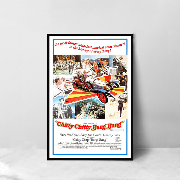 Chitty Chitty Bang Bang Movie Poster - High Quality Canvas Art Print - Room Decoration - Art Poster For Gift 1640413994