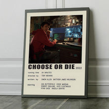 Choose or Die (2022) Movie Poster Canvas Poster Minimalist Poster Art Print Gifts for Lover Mural Painting Home Decoration 1766624109