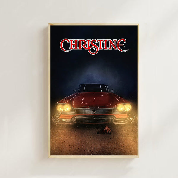 Christine (1983)--Movie Poster(Regular Style)Art printing,Home decor,Art Poster for Gift, Vintage Film Art，Canvas Poster 1590964128