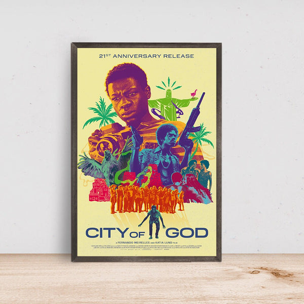 Cidade de Deus Movie Poster, Room Decor, Home Decor, Art Poster for Gift 1679393195
