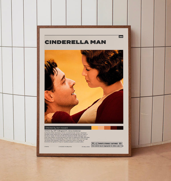 Cinderella Man Poster,Ron Howard, Minimalist Movie Poster,home decor