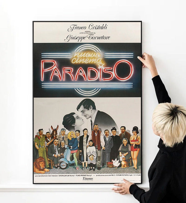 Cinema Paradiso Movie Poster High Quality Print Photo Wall Art Canvas Cloth Poster 1523744497