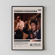 Cinema Paradiso Poster, Giuseppe Tornatore, Minimalist Movie Poster