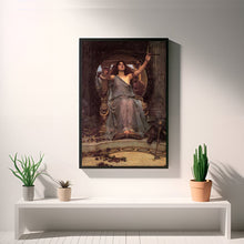 Circe Offering the Cup to Ulysses, 1891 Retro Poster, Canvas material poster, High Quality Print, Art Poster For Gift, Wall Art Print 1645299828