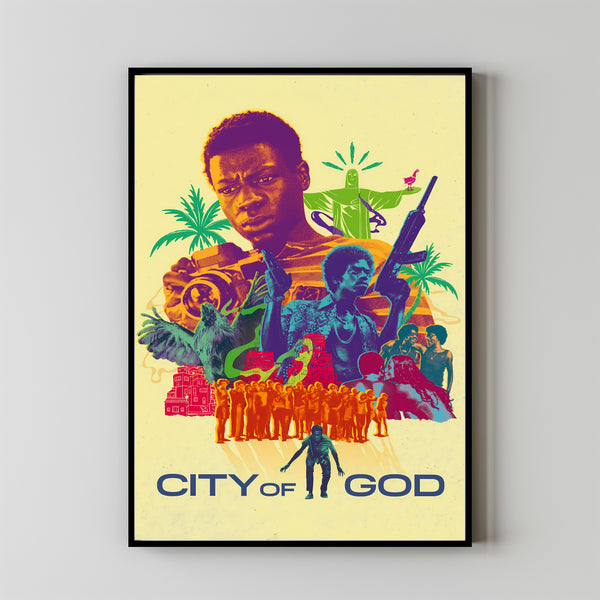 City of God (2002) Poster Art Print Movie Posters Gift for Movie lovers 6