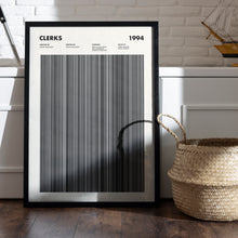 Clerks Movie Barcode Print, Clerks Print, Clerks Poster, Clerks Wall Art, Clerks Art Print, Clerks Frames Print, Movie Buff Gifts 1631622675
