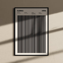 Clerks Movie Barcode Print, Clerks Print, Clerks Poster, Clerks Wall Art, Clerks Art Print, Clerks Frames Print, Movie Buff Gifts 1631622675