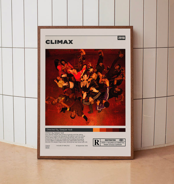 Climax Poster, Gaspar Noé, Minimalist Movie Poster, Room Decor