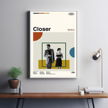 Closer Poster, Closer Movie, Closer Movie Poster, Retro Movie, Retro Modern, Movie Print, High Quality, Dad Gifts