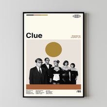 Clue Movie Poster, Clue Movie, Jonathan Lynn Film, Vintage Print, Minimalist Art, High Quality, Aesthetic Poster, Room Art, Vintage Movie