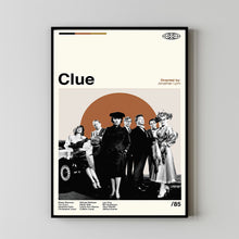 Clue Movie Poster, Clue Movie, Jonathan Lynn Film, Vintage Print, Minimalist Art, High Quality, Aesthetic Poster, Room Art, Vintage Movie