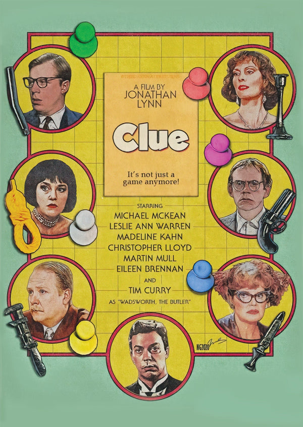 Clue Alternative Film Poster Print Wall Art Poster 1571186114