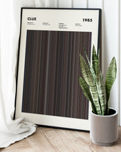 Clue Movie Barcode Print, Clue Print, Clue Poster, Clue Wall Art, Clue Art Print, Movie Buff Gift 1664072851