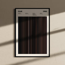 Clue Movie Barcode Print, Clue Print, Clue Poster, Clue Wall Art, Clue Art Print, Movie Buff Gift 1664072851