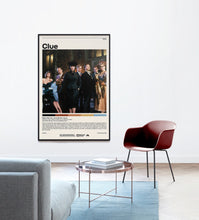 Clue Poster  Jonathan Lynn, Minimalist Movie Poster, Vintage Retro Art Print, Custom Poster, Wall Art Print, Home Decor 1216001588