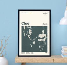 Clue Poster, Clue Movie, Jonathan Lynn, Retro Movie Poster, Minimalist Art, Vintage Poster, Modern Art, Wall Decor, Home Decor 1700831733