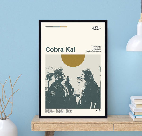 Cobra Kai Poster,  Cobra Kai Movie, Cobra Kai, Retro Movie Poster, Abstract Poster, Retro Poster, Minimalist Art, Dad Gifts 1686649318