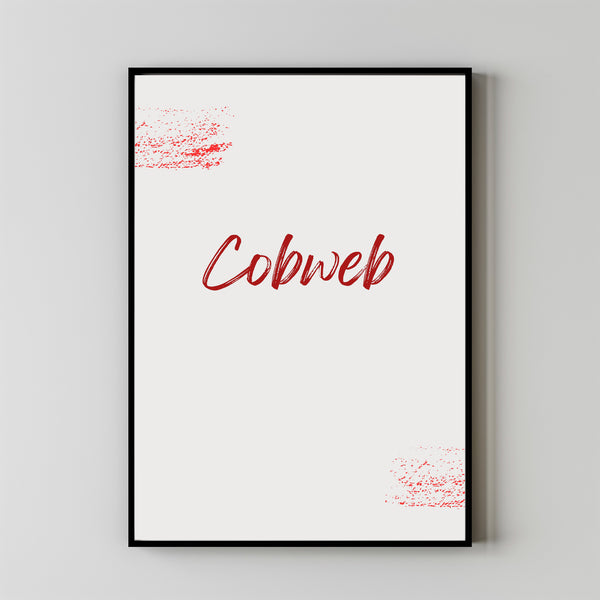 Cobweb Movie Poster Print, Canvas Wall Art, Room Decor, Movie Art, Gifts for HimHer, Wall Art Print, Vintage Film Art