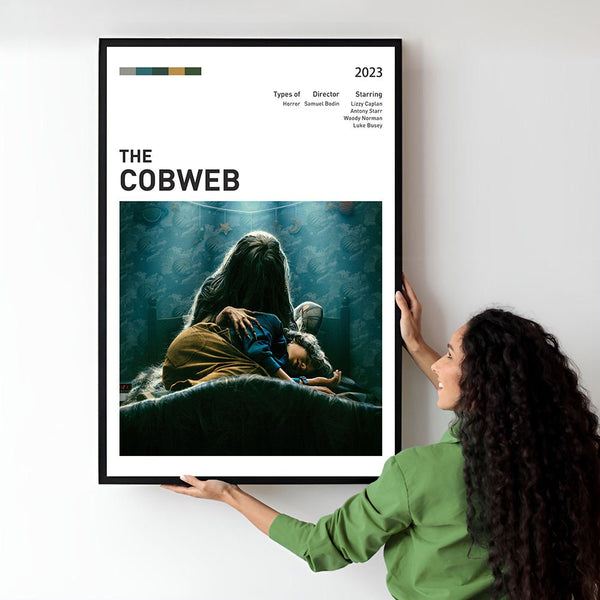 Cobweb Movie Poster  Minimalist  Midcentury Poster  Wall Art Print  Retro Movie Poster 1734353342