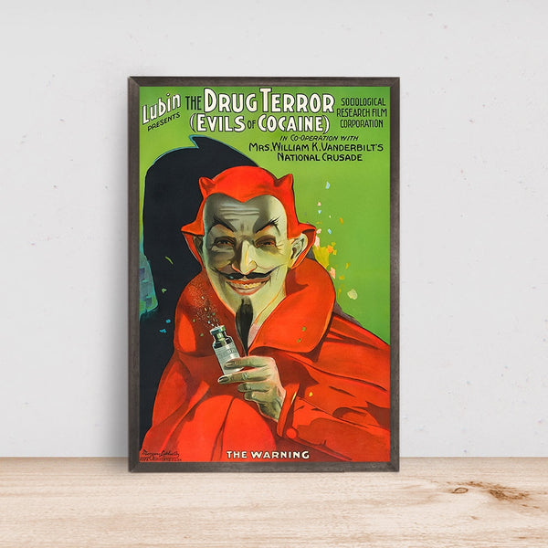Cocaine Traffic Or, The Drug Terror Movie poster, Room Decor, Home Decor, Art Poster for Gift 1665855093