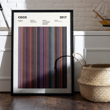 Coco Movie Barcode Print, Coco Print, Coco Poster, Coco Wall Art, Coco Frames Print, Movie Buff Gifts 1632405022