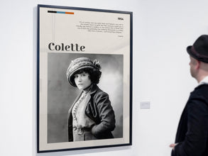 Colette Poster Wall Art  Poster  Art Gift Quote Vintage Sidonie Gabrielle Colette French author 1575411215