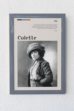 Colette Poster Wall Art  Poster  Art Gift Quote Vintage Sidonie Gabrielle Colette French author 1575411215