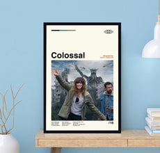 Colossal Poster, Colossal Movie Poster, Nacho Vigalondo, Retro Poster, Minimalist Art, Vintage Poster, Midcentury Art, Wall Decor 1716854958