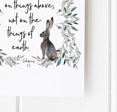 Colossians 32 - Set your eyes on things above - Scripture Art - Bible Verse - Bible verse wall art - Bible verse print - Bible verse gift 1675197006