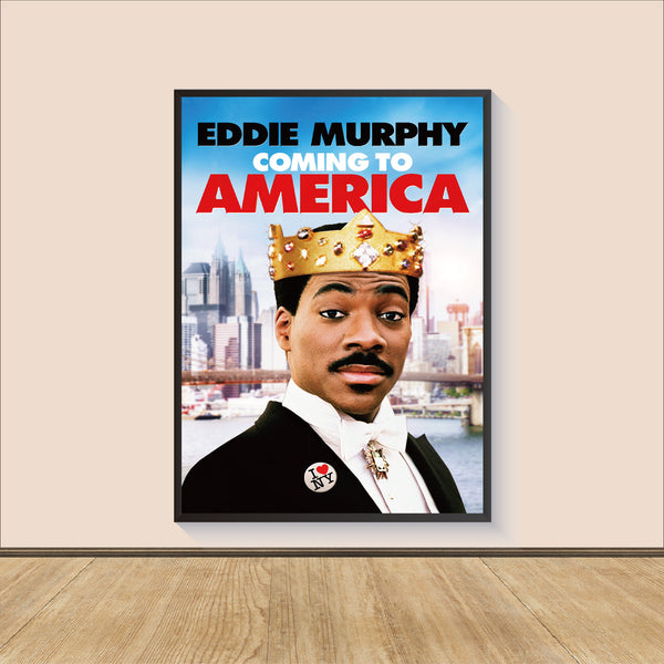 Coming to America Movie Poster Print, Canvas Wall Art, Room Decor, Personalized gift, Gifts for HimHer, Wall Art Print 1692479233