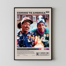 Coming to America, John Landis, Minimalist Movie Poster, A3 poster