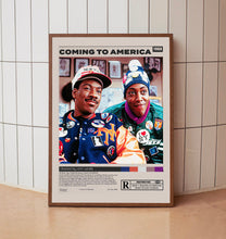 Coming to America, John Landis, Minimalist Movie Poster, A3 poster