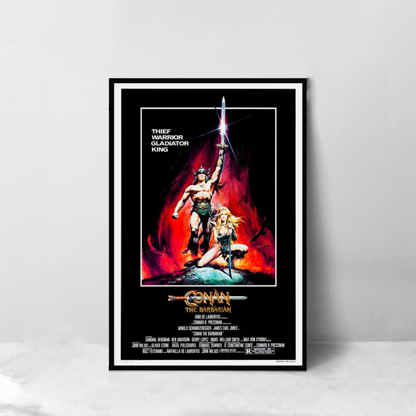 Conan the Barbarian Movie Poster - High Quality Canvas Art Print - Room Decoration - Art Poster For Gift 1623867177