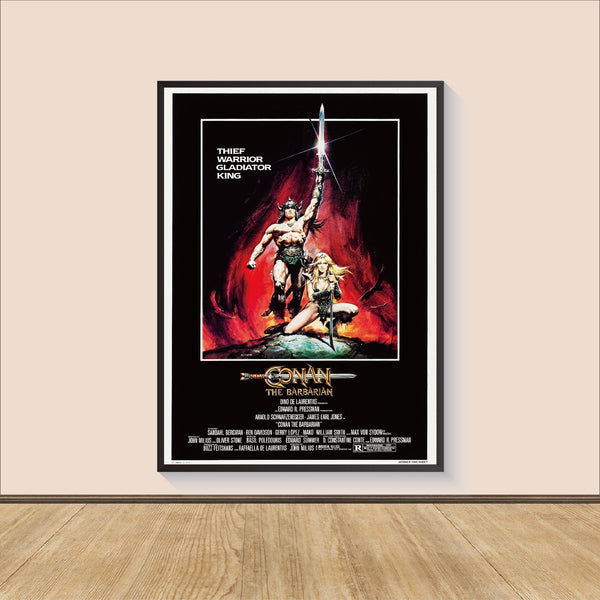 Conan the Barbarian Movie Poster Print, Canvas Wall Art, Room Decor, Movie Art, Gifts for HimHer, Room Decor 1699040031