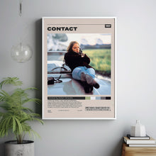 Contact 1997 Movie Poster, Robert Zemeckis, Minimalist Movie Poster