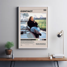 Contact 1997 Movie Poster, Robert Zemeckis, Minimalist Movie Poster