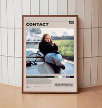Contact 1997 Movie Poster, Robert Zemeckis, Minimalist Movie Poster